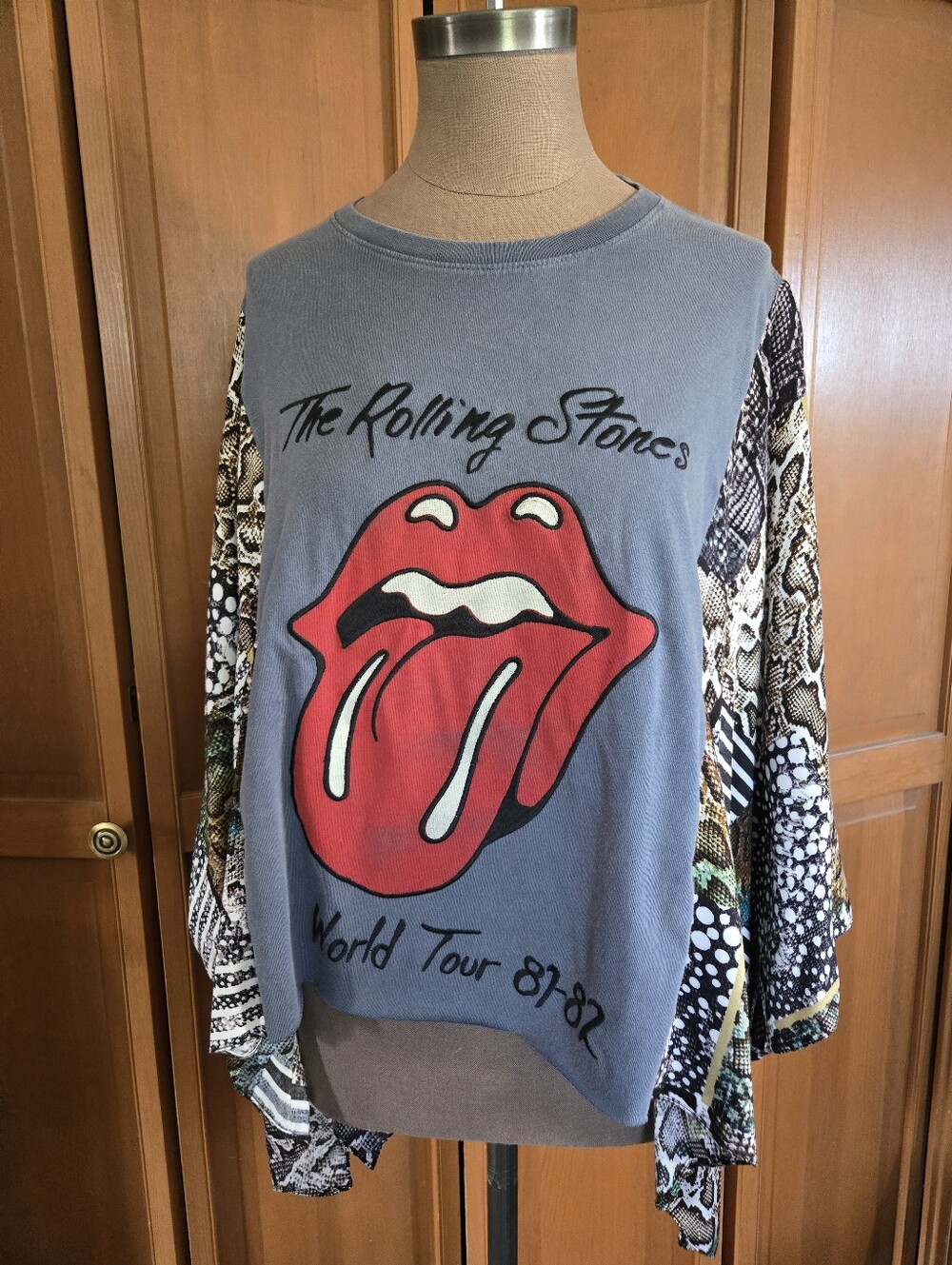 The Rolling Stones Tongue Embroidered Graphic Tee